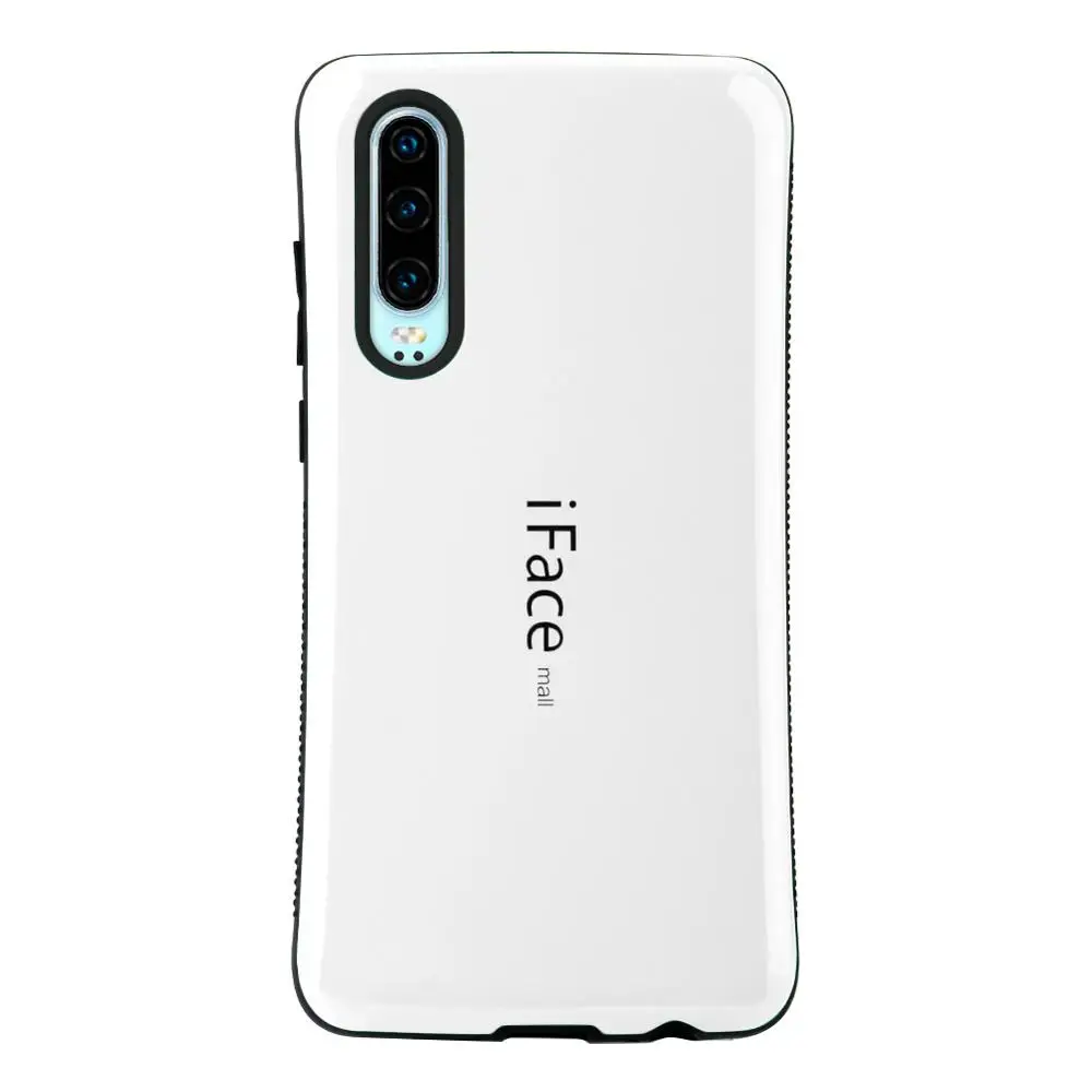 Чехол для Iface mall для huawei P30/P30 Pro/P30 Lite/Nova 4E Heavy Duty Противоударная задняя крышка Жесткий корпус защитит мобильный чехол для телефона - Цвет: Белый