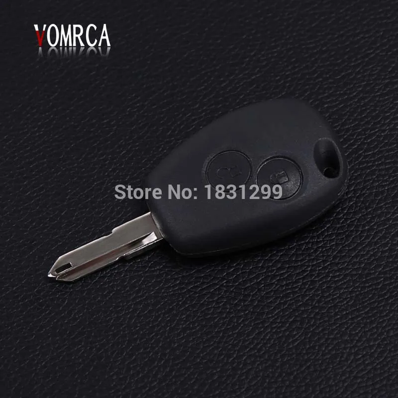 Ручная кнопка 2 кнопки для Renault Clio Diaia Logan Sandero Megane Modus Espace Kangoo брелок кожаный чехол
