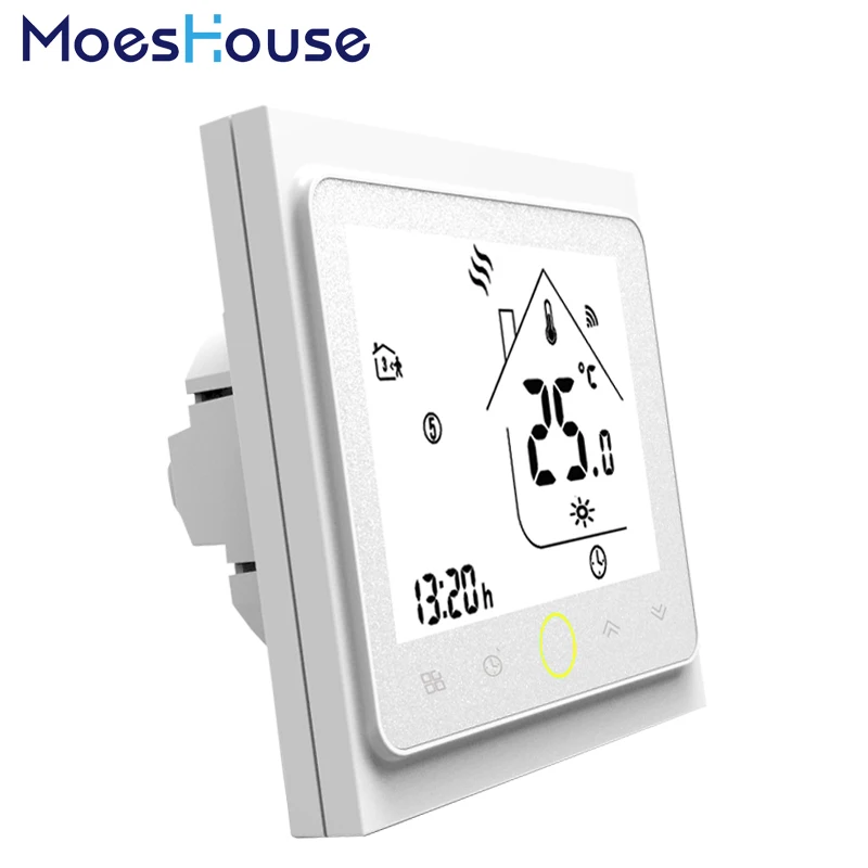 

Thermostat Temperature Controller LCD Touch Screen Backlight for Electric Heating 16A Weekly Programmable