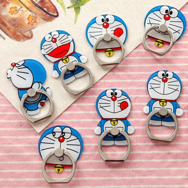 universal bracket lazy a doraemon cute cartoon jingle buckle ring