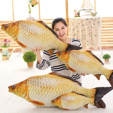 

Creative Fish Shape Cushion Pillow Cotton Stuffed Home Room Decorative Sofa Emulational Kids Baby Toys Christmas Gifts