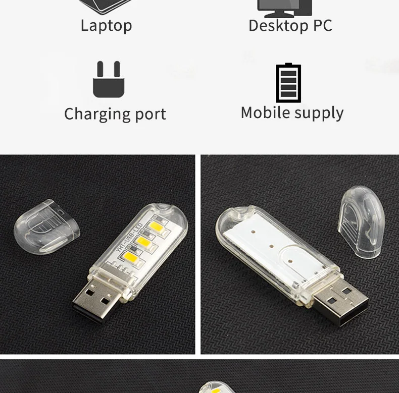 Mini-Usb светодиодный фонарик 3 светодиодный 8 светодиодный свет работы портативный светодиодный фонарь лампа белый теплый белый свет для