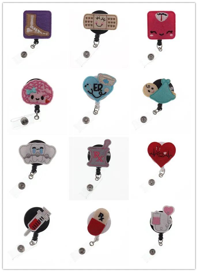 felt badge holder