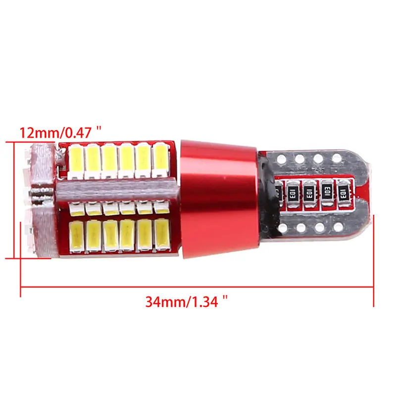 Светодиодная лампа CANBUS T10 168 192 2825 W5W W16W 57smd с клиновидным цоколем|Сигнальная лампа|