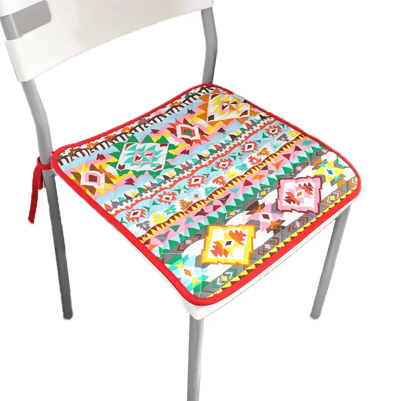 1pc 15.7&quot/17.7&quot Square Seat Cushion Anti-slip Cotton Cloth Quilted Chair Cushions Pads Thin mats | Дом и сад