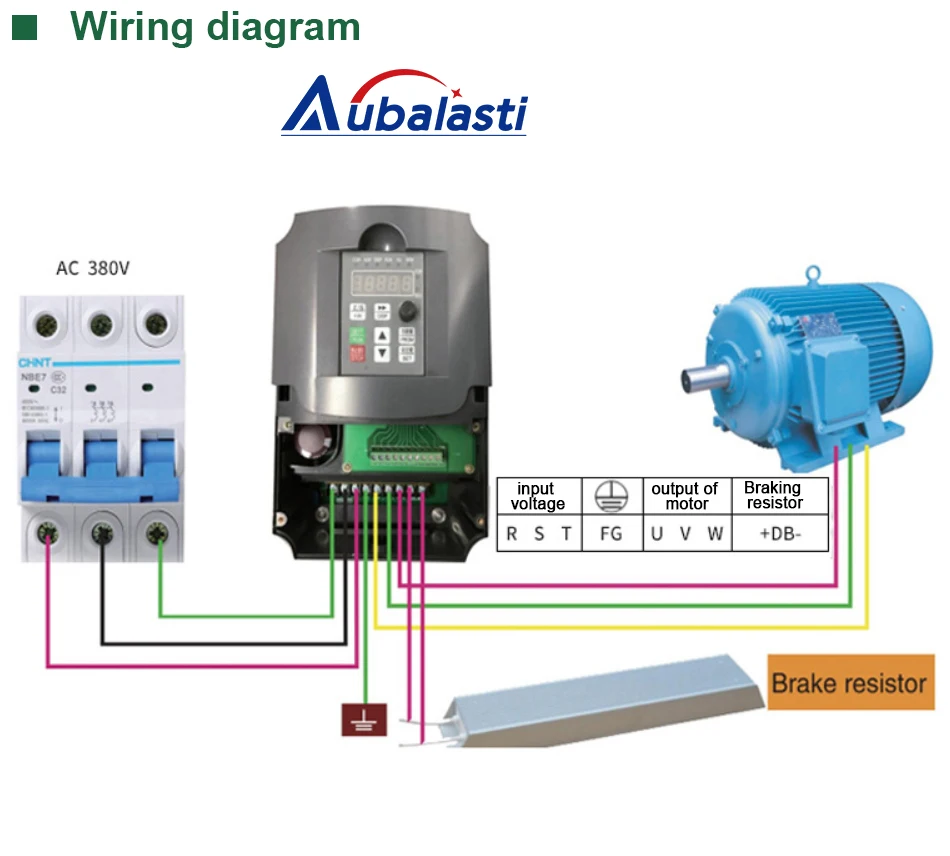 Aubalasti инвертор 3kw4kw 5.5kw7.5kw 380 В преобразователь частоты однофазный вход и 3 фазы выход 400 Гц 7A использование для станка с ЧПУ