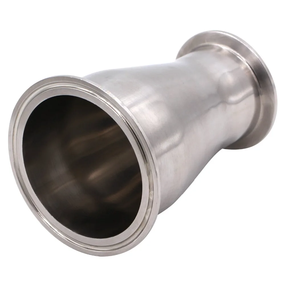 Санитарный фитинг редуктор SUS304 Tri Clamp Ferrule стиль 3 &quotтрубка OD до 2&quot трубка
