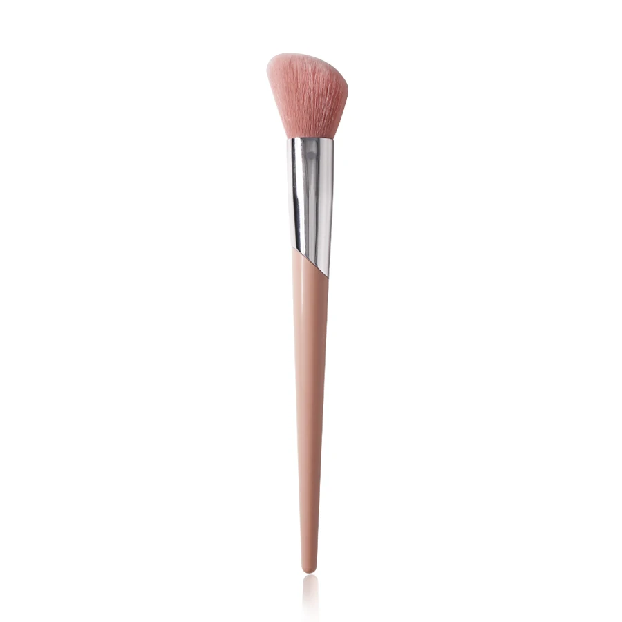 

Fashion Fenty Style Make up Brush Pink Angled Cheek Blusher Contouring Makeup Brush Blending