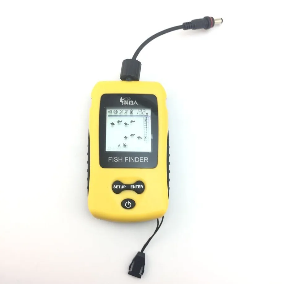 

Hot Sale Alarm 100M Portable Sonar LCD Fish Finders Fishing lure Echo Sounder Fishing Finder FFC1108-1
