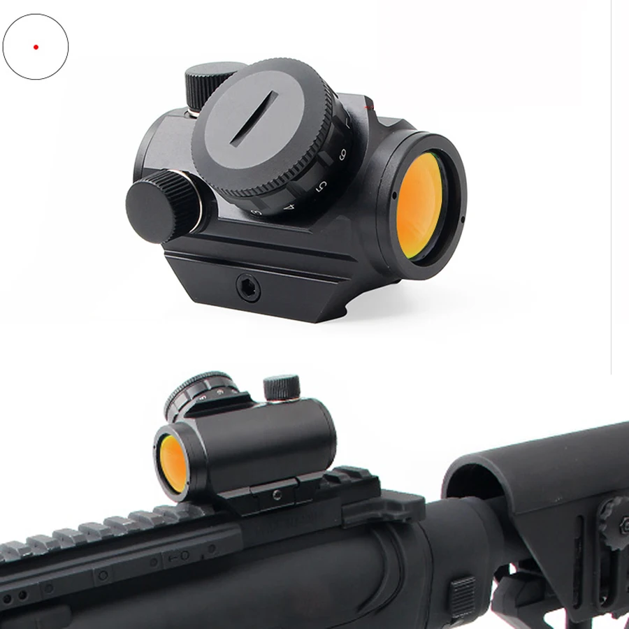 Голографический прицел с красной точкой 20 мм 1x20 оптика|holographic red dot sight|red sight reflexred |
