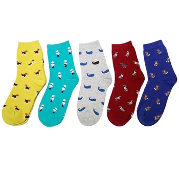 

Winter Autumn New Women In Tube Sock Dog Animal Women Socks Fashion Cotton 2019
