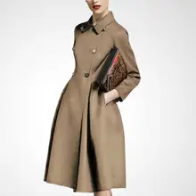 Женское шерстяное пальто элегантная двубортная зимняя верхняя одежда приталенные А-образные шерстяные куртки размера плюс 2XL