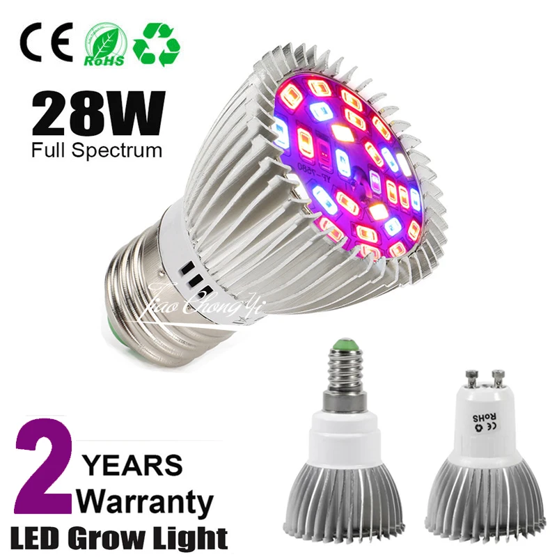 Home & Garden LED Bulb Grow Light E27 E14 GU10 5730 SMD Plant Full