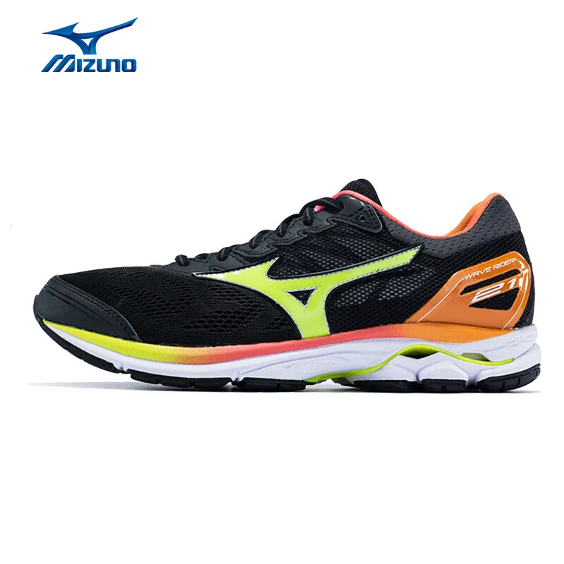 

MIZUNO Men WAVE RIDER 21 Running Shoes OSAKA Marathon Version Sneakers Cushion Breathable Sports Shoes J1GC180844 XYP604