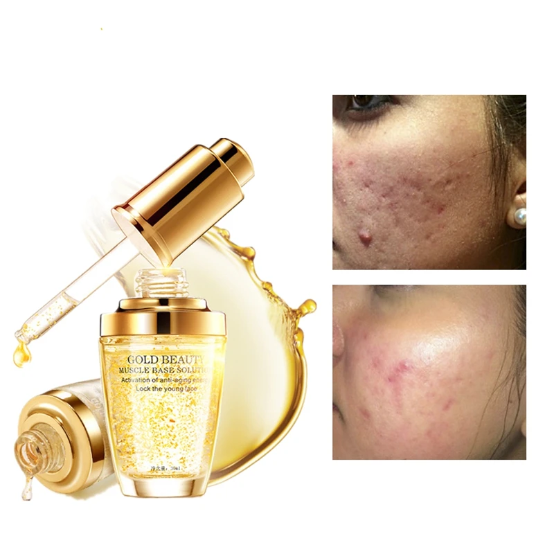 

Love Thanks Gold Hyaluronic Acid Liquid Moisturizing Anti Wrinkle Anti Aging Collagen Essence Cream 30ml face care