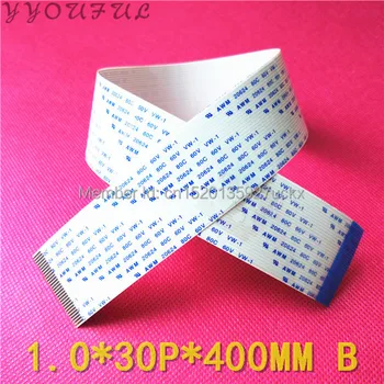 

Durable 400mm 40cm long 30pins printer head cable for Konica KM512 JHF Vista Leopard 512 printhead FFC data cable reverse side