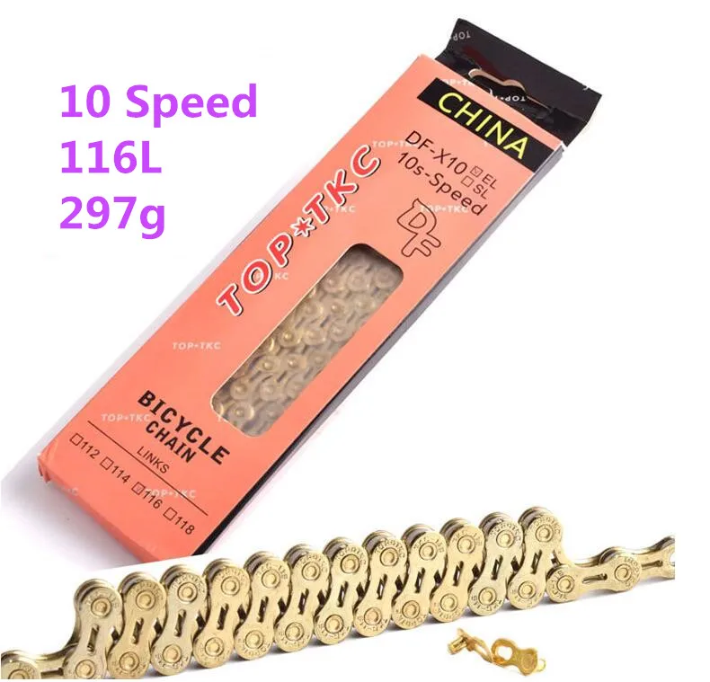 Discount MEROCA Mountain Bike Bicycle Chain 9/10/11 Speed hollow ultra-light Variable 116L chain 9