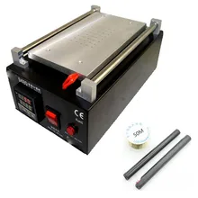 Uyue 948Q 110/220 В Встроенный Вакуумный Насос Металлический Корпус Стекло ЖК-Экран Сепаратор Машина Макс 7 дюйм(ов) + резки Проволоки 50 М