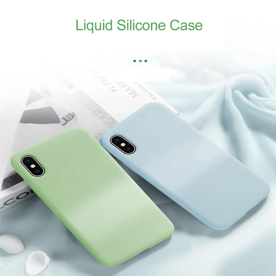 

For Samsung Galaxy Note 9 Note 8 Case Full Protect Liquid Silicone Candy Cases For Samsung Note 9 Silky Rubber Soft TPU Cover
