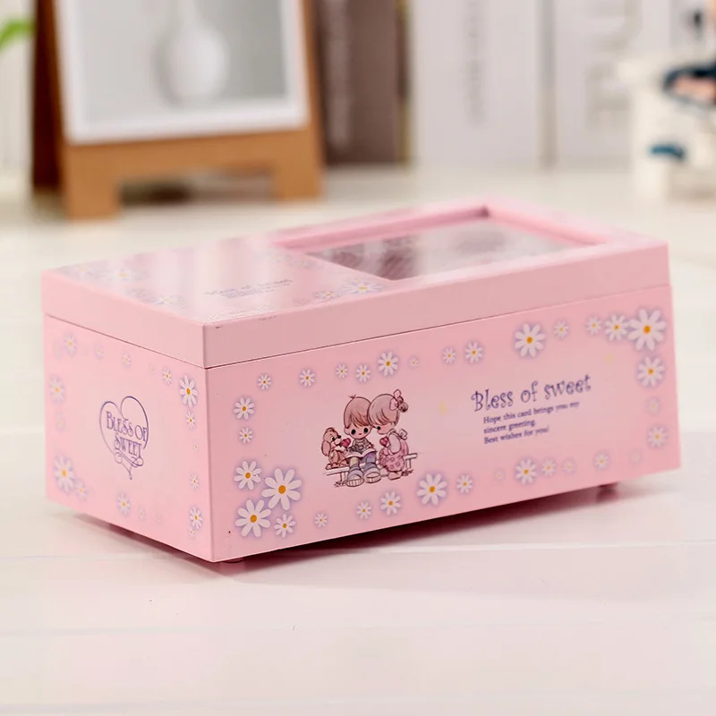 Dancing Girl Music Box with Mirror Jewelry Fur ELISE Birthday Gift Creative Desktop Home Decorative Ornaments Presents Alice |