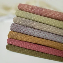 DIY Япония маленькая ткань группа Пряжа-окрашенная ткань, для шитья Лоскутное шитье ручной работы, сетка полоса точка D20