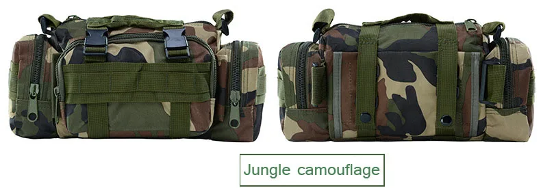 Mancater камера хранения Спорт на открытом воздухе поясная сумка Регулируемый ремень портативный камуфляж несколько карманов легкий - Цвет: Jungle Camo