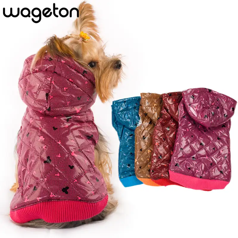 Бесплатная доставка! WAGETON модная одежда для собак лидер продаж! Оптом и в розницу дизайнерская одежда для домашних животных-5 цветов - изображение