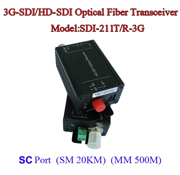 3G SDI to 1080I/HDMI Optical Transceiver Data rate 2.97Gpbs Fiber to