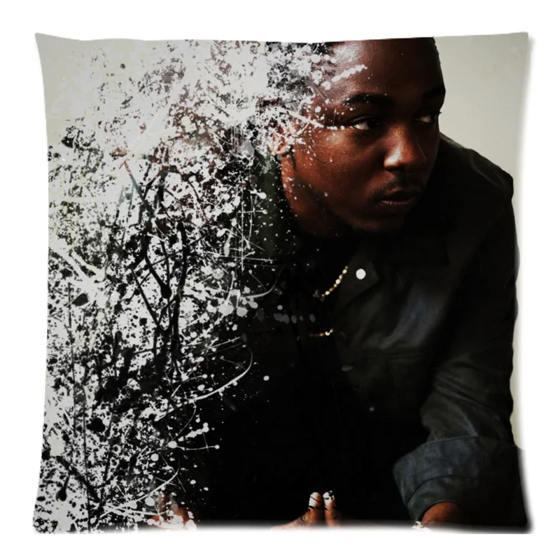 Customized Sofa Cushion Cover Kendrick Lamar Duckworth Throw Pillow Case Decorative Cotton Line Home Decor 45X45CM | Дом и сад