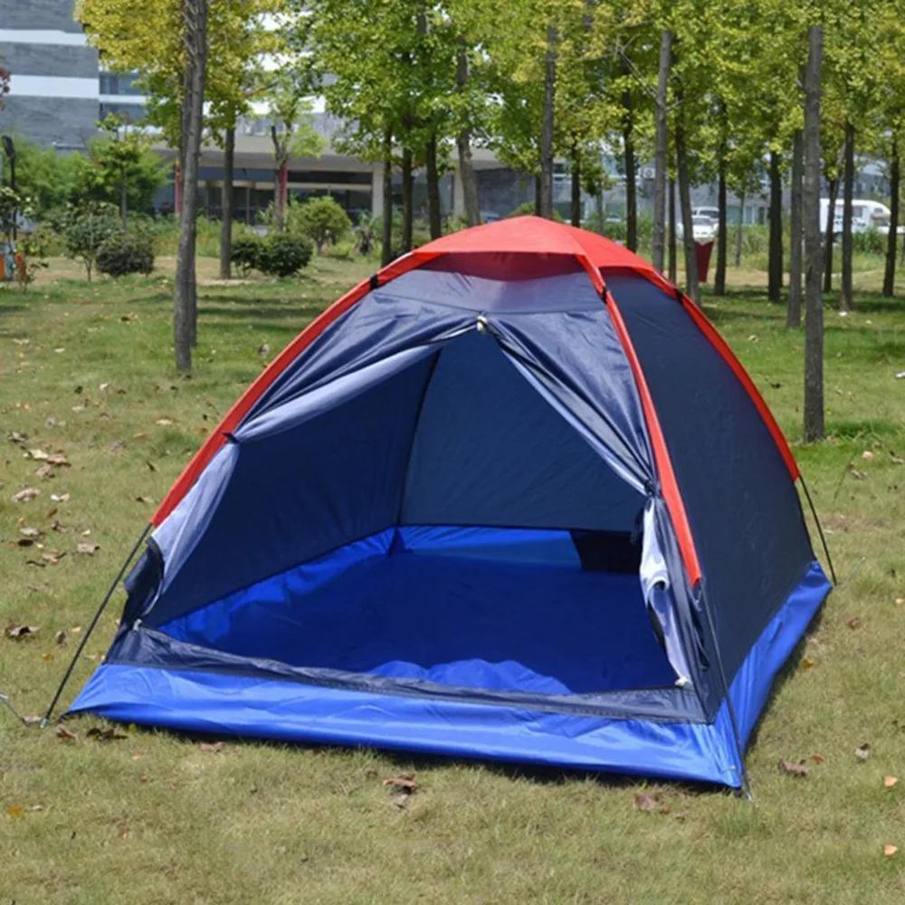 

Folding Waterproof Single Layer Two People Tent Outdoor Ultra Light Rainproof Windproof Picnic sleep Camping Beach Tent Shelter