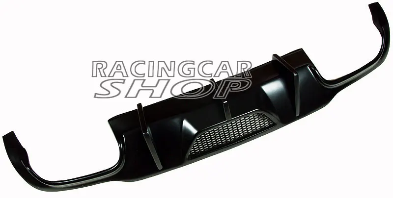V style sedan BLACK rear diffuser for Mercedes BENZ W204 C63 coupe C250 C300 C350 AMG SPORT BUMPER 2012-2014