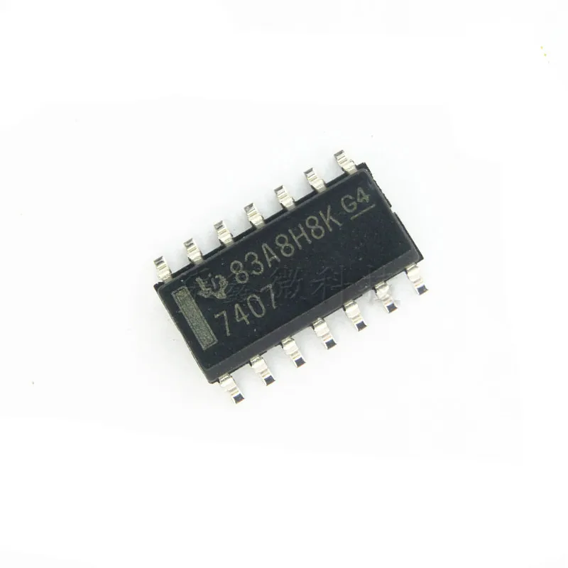 Шестигранные Буферы/драйверы SN7407DR SN7407 SOP 14 с выходами высокого напряжения