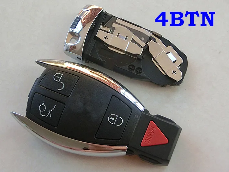 3 кнопки автомобиль Smart key shell дистанционного брелок-контроллер чехол для Mercedes Benz C E Class 2010 2011 2012 2013 оставлять para