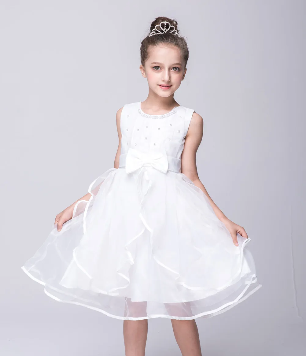 

CAILENI Kid Girls Princess Party Dress Flower Girl Wedding Party Dresses Kids Birthday Gift Dresses For Girls For 2-13 Years