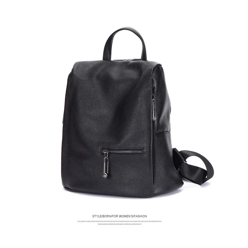 

JIULINLeather shoulder bag women 2019 new first-layer leather women's bags European and American fashion women's travelbackpacks
