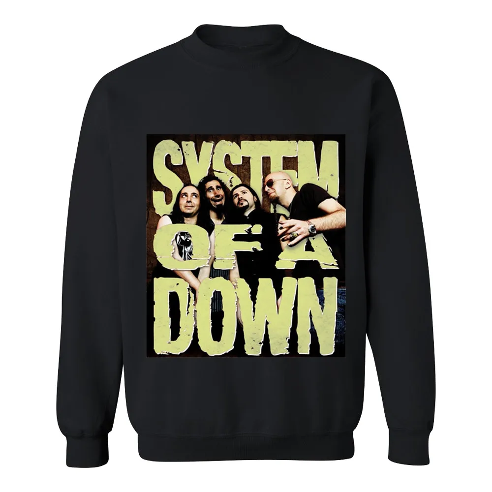 System Of A Down Sweatshirt Men's long sleeved 3d Metal Album SYSTEM OF A DOWN Music Band fashion