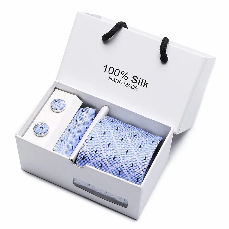 SB09 Joy alice 8 см новые высококачественные мужские галстуки gravatas dos homens набор галстуков для мужчин полосатые галстуки подарочная упаковка - Цвет: SB09