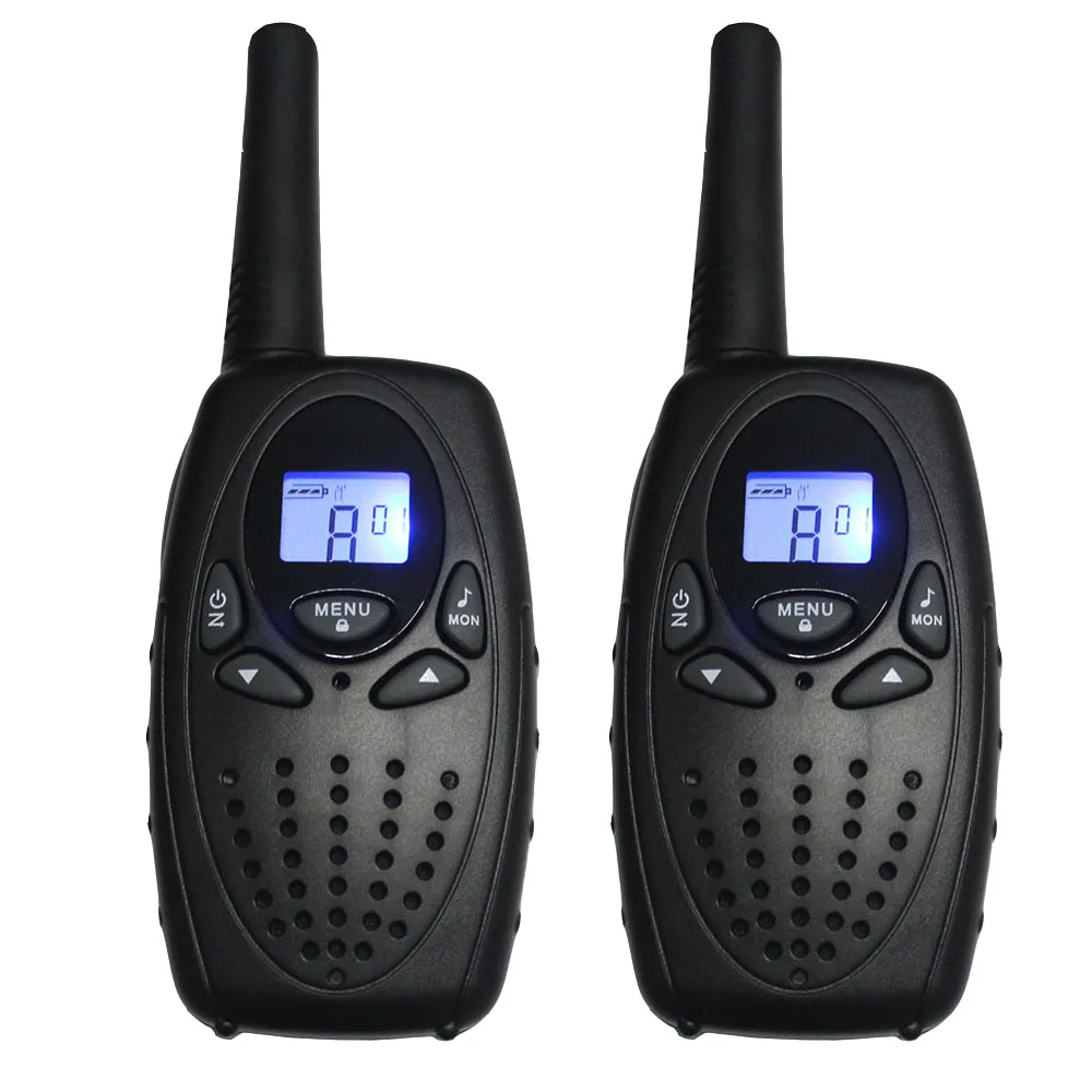 

Pair TS628 Portable Walkie Talkie Black Two Way Radio Transceiver PMR 8CH FRS GMRS 22CH 1W interphone max 5km long range talkie