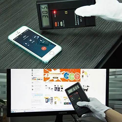 ЖК дисплей детектор электромагнитного излучения EMF метр Дозиметр Тестер призрак