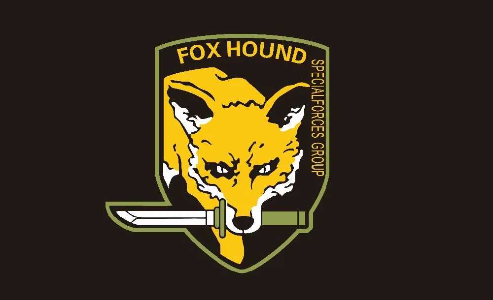 90*150 см с надписью «Fox Hound» specialforces группа флаг