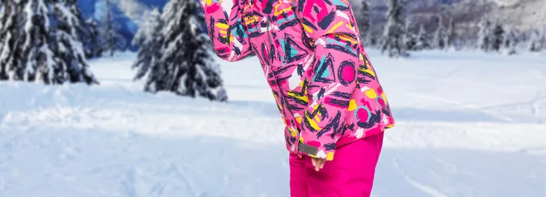 Лыжная куртка детская зимняя куртка для мальчиков и девочек куртка для сноуборда теплые зимние штаны Лыжная одежда водонепроницаемая лыжная куртка для детей