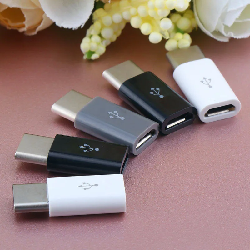 Mini 3pcs Micro USB to Type C Adapter for Xiaomi 4C Lg G5 Nexus 5x 6p Oneplus 2 Macbook USB-C 3.1 Android Data Cable Converter