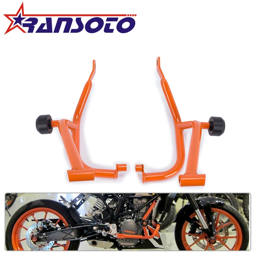 

RANSOTO Motorcycle Refit Tank Protection Bar Protection Guard Crash Bars Frame For KTM DUKE 200 DUKE200 2013-2016