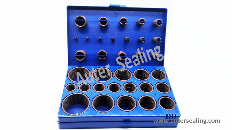 8a 407 Pcs 32 Sizes Fkm75 Viton75 Rubber O Ring Kit Oring Box Seal Rubber Parts Standard Industrial Ring Assortment Gaskets Aliexpress