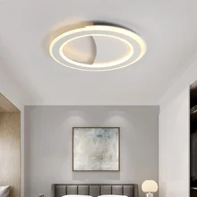 Round Minimalist Modern led Ceiling Lights For Living room Bedroom Indoor plafon led black/white led Ceiling Lamp light fixtures bwart new arrival black white minimalist led ceiling light for living study room bedroom aluminum modern led ceiling lamp