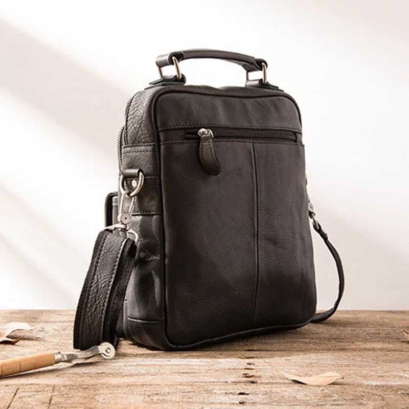 AETOO New leather British business retro men's bag fashion casual handbag first layer leather shoulder diagonal package