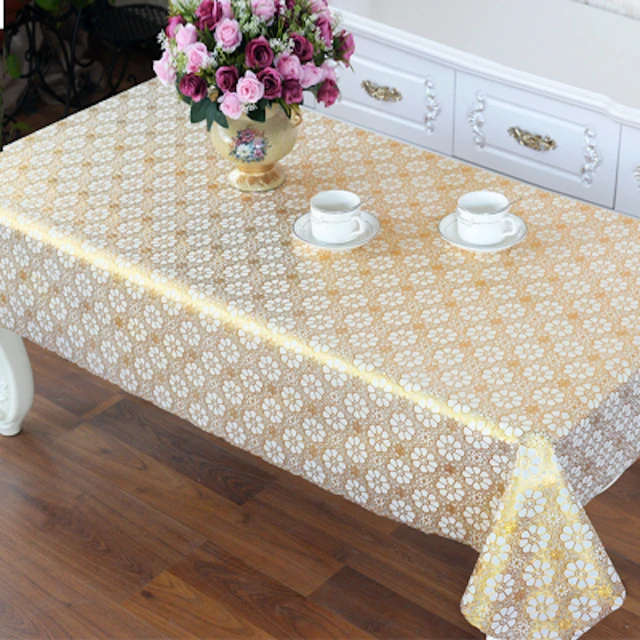 PVC Tischdecke Esstisch Abdeckung Kaffee Ende Tischdecke Wasserdicht