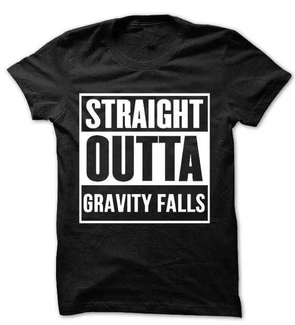 T-shirt unisexe, "straight out Gravity fall", inspiré, T1671