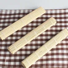 Многоразовые анти-плесени моли-защитные бамбуковые креативные ручная полированная белая кожа суши-ролл 24*24 см