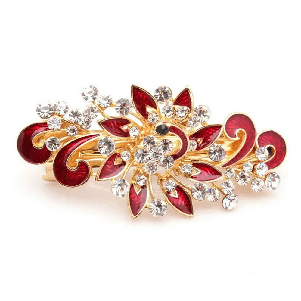 1PC Colorful Fashion Peacock Hairpin Women Girl Cute Shinning Crystal Rhinestones Peacock Hairpin Hair Clip Hair Accessories 1PC Colorful Fashion Peacock Hairpin Women Girl Cute Shinning Crystal Rhinestones Peacock Hairpin Hair Clip Hair Accessories